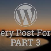 Part 27 WordPress Theme Development Gallery Post Format PART 3