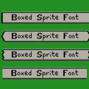 Boxed Sprite Font Over 2700 Colours Combinations Construct 2 3 Kerning Settings