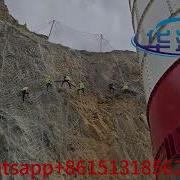 Rockfall Netting Rockfall Barrier Install Slope Protection