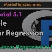 Простая линейная регрессия в R Учебник R 5 1 MarinStatsLectures