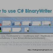 089 How To Use C BinaryWriter Class
