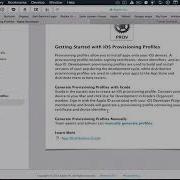Xcode Creating A New Project And A Provisioning Profile
