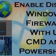 Enable Disable Windows Firewall With UI CMD And PowerShell