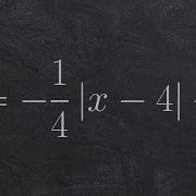How To Graph A Absolute Function Using A Table