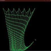 Cloth Verlet Integration Python