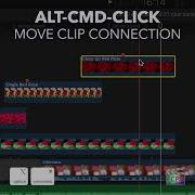 Final Cut Pro Shortcut Option Command Click Move Clip Connection