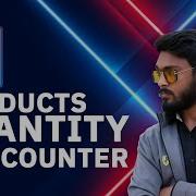 Products Quantity Counter Using HTML CSS JavaScript