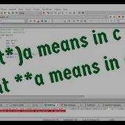 Int A Means In C Or Int A Means In C