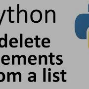 Python List How To Delete Elements From A List