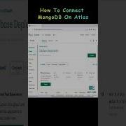 Как подключить MongoDB к Atlas Mongodb Nodejs Database Restfulapi Webdesign