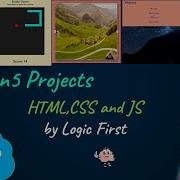 5 Projects In HTML CSS And Javascript Web Development Projects Logic First Tamil