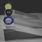 Race Cylinder Vs Torus Vs Sphere Rolling Down Inclined Surface Simulation