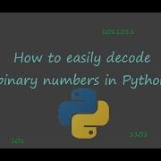 How To Easily Decode Binary Numbers In Python