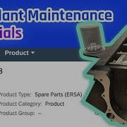 SAP PM EAM Tutorial Materials Spare Parts Building V8 Engine