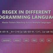 Regex In JavaScript Python Java PHP C Go Regular Expressions Tutorial For Beginners