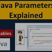 Java Parameters Explained Java Tutorial