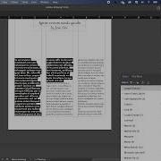 Create An InDesign Template For A Magazine Article