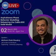 Asphaltenes Phase Behavior Modeling Enhancing The Cubic EOS Solid Model By Dr Aktham Shoukry