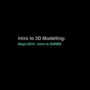 Maya 2019 Введение в NURBS