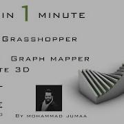 Grasshopper In 1 Minute EX 13 Graph Mapper Rotate 3D