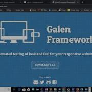 Visual Testing Galen Framework GUI Automation Software Testing Technology Updates