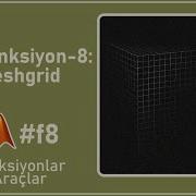 MATLAB Fonksiyon 8 Meshgrid