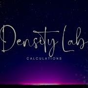 Density Lab Calculations