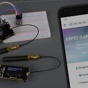 Мониторинг датчика ESP32 LoRa с помощью веб сервера связь на большом расстоянии