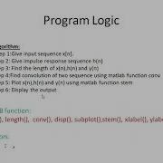 Linear Convolution Of Two Sequence Using Time Domain