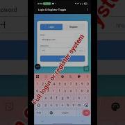 Professional Login Register Toggle System HTML CSS JavaScript Full Tutorial With Ai ChatGPT