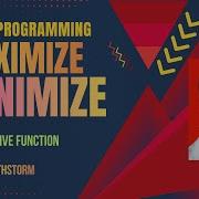 LINEAR PROGRAMMING LINEAR OPTIMIZATION OPTIMAL SOLUTION MAXIMIZE MINIMIZE