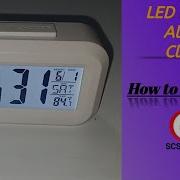 How To Set Alarm Digital Alarm Clock Part 4