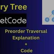 Preorder Traversal Explained LeetCode 144 Binary Tree Preorder Traversal Easy Java Solution