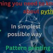 Pattern Printing 23 Hollow Diamond Pattern Printing In Python Tutorial Python Full Course