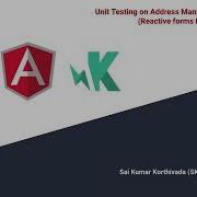 Angular Unit Testing 34 Unit Testing Address Management System 1 Reactive Forms Part 16