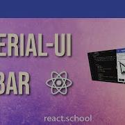 Material UI AppBar React Navbar CSS Example