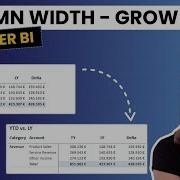 Power BI Auto Size Matrix Table Columns Grow To Fit