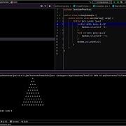 Simple Java Program To Print Triangle Using IntelliJ IDEA