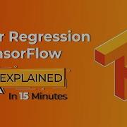 Tensorflow Linear Regression In Tensorflow 2020 Eduonix