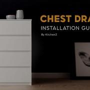 KitchenZ Installation Guide HomeZ 3FT Chest Drawer With 4 Layer Drawer Storage