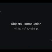 JavaScript Objects Introduction