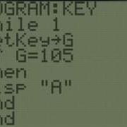 TI 83 84 Programming How To Use GetKey