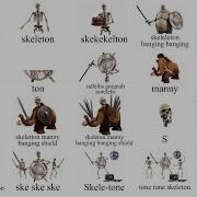 Variations Of Skeleton Banging Shield