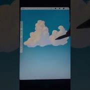 How To Paint Happy Little Clouds Art Arttutorial Digitalart Digitalpainting Howtodraw