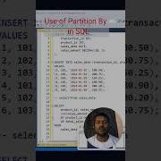 Partition By In SQL Server Sql Database Dataanalysis Codinginterview Shorts