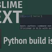 Python Sublime Python Build Issue