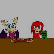 Knuckles And Rouge Make A Pizza