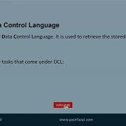 What Is DCL Data Control Language DCL Commands In SQL Grant Revoke Part 20