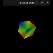 3D Rotating Cube In OpenGL