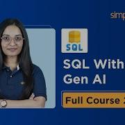 SQL With Gen AI Full Course 2026 SQL Tutorial For Beginners SQL With Generative AI Simplilearn